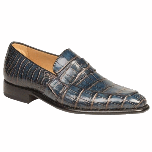 Mezlan Paterna Alligator Loafers Jeans / Camel