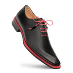 Mezlan Patina Asymmetric Oxfords S108 Black (S108)