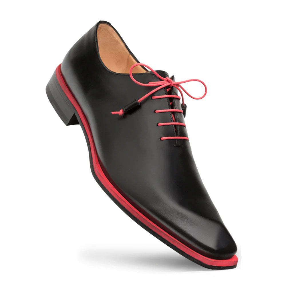 Mezlan Patina Asymmetric Oxfords S108 Black (S108)