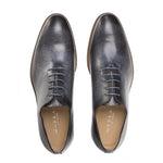 Mezlan Patina Calfskin Oxfords Grey 