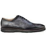 Mezlan Patina Calfskin Oxfords Grey