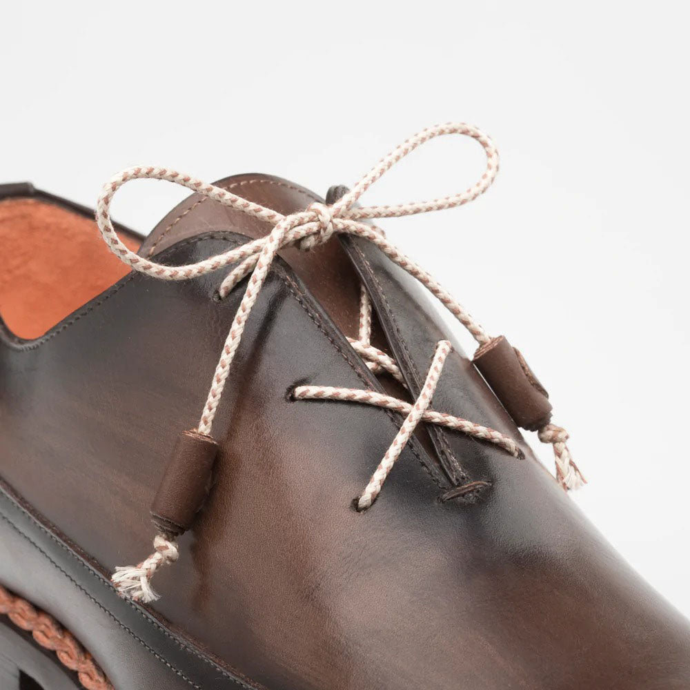 Mezlan Patina Contrast Welt Oxford Mocha