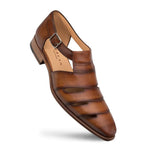 Mezlan Patina Dress Sandals Cognac