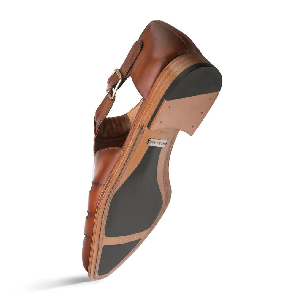 Mezlan Patina Dress Sandals Cognac