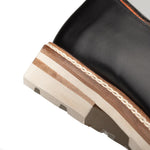 Mezlan Patina Rubber-lite Loafers Black (R20663)
