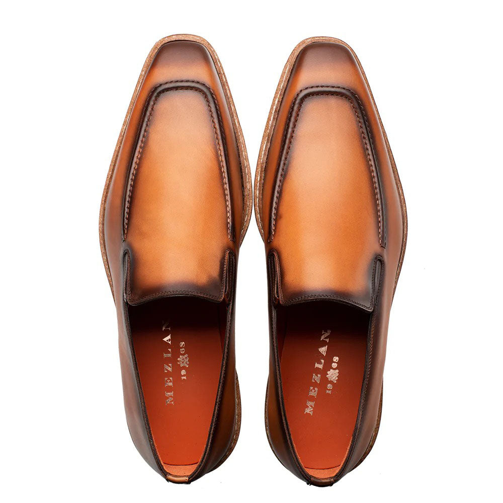 Mezlan Patina Rubber-lite Loafers Tan (R20663)
