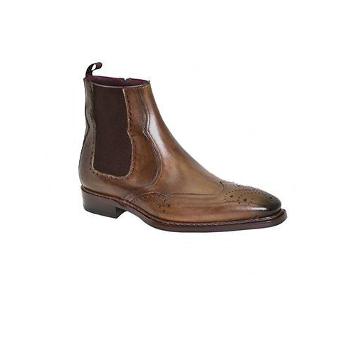 Mezlan Pau Wingtip Boots Cognac