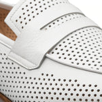 Mezlan Perforated Loafers White