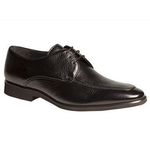 Mezlan Petrarca Deerskin Derby Shoes Black