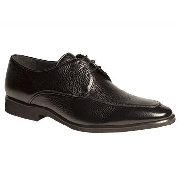 Mezlan Petrarca Deerskin Derby Shoes Black