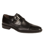 Mezlan Phoenix Calfskin Deerskin Shoes Black