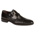 Mezlan Phoenix Calfskin / Deerskin Shoes Black