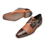 Mezlan Phoenix Calfskin / Deerskin Shoes Camel