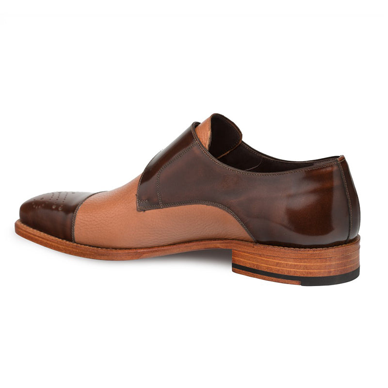 Mezlan Phoenix Calfskin / Deerskin Shoes Camel