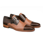 Mezlan Phoenix Calfskin / Deerskin Shoes Camel
