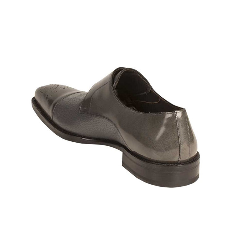 Mezlan Phoenix Calfskin / Deerskin Shoes Grey
