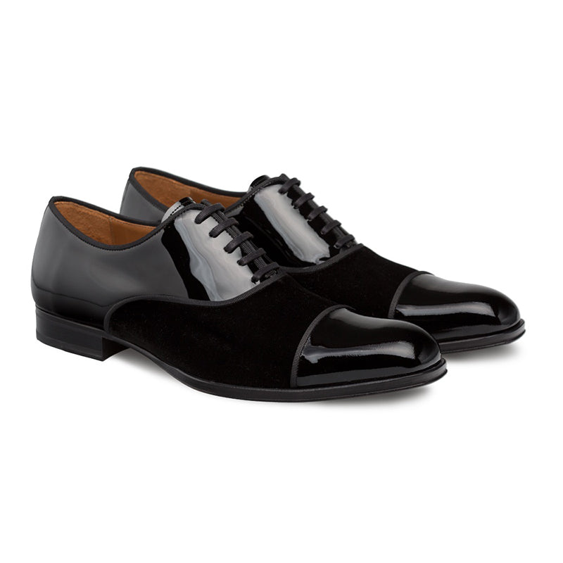 Mezlan Pio Cap Toe Shoes Black (9265)