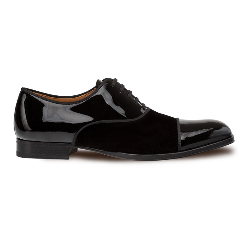 Mezlan Pio Cap Toe Shoes Black