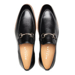 Mezlan Pista Deerskin Rubber Lite Loafers Black (20863)