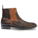 Mezlan Pitt Calfskin Boots Tabac Tan