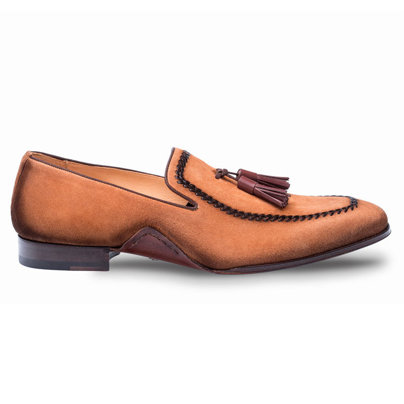 Mezlan Plazza Loafer Shoes Cognac