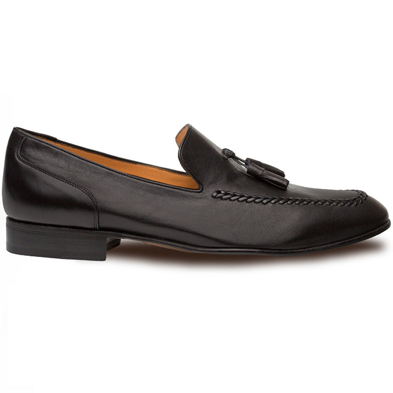 Mezlan Plinio Calfskin Shoes Black