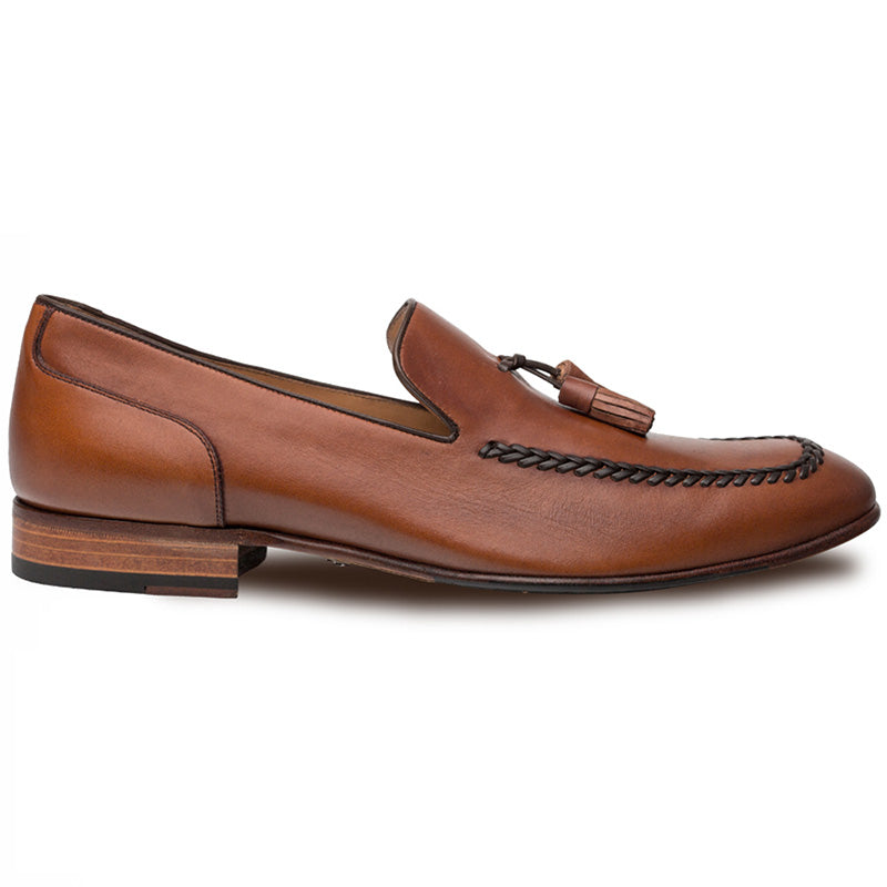 Mezlan Plinio Tassel Loafers Tan
