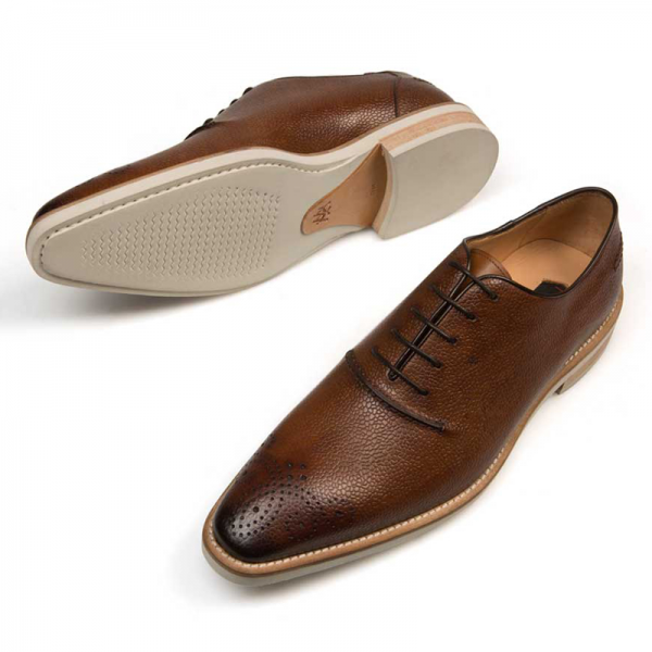 Mezlan Polux Oxford Shoes Cognac