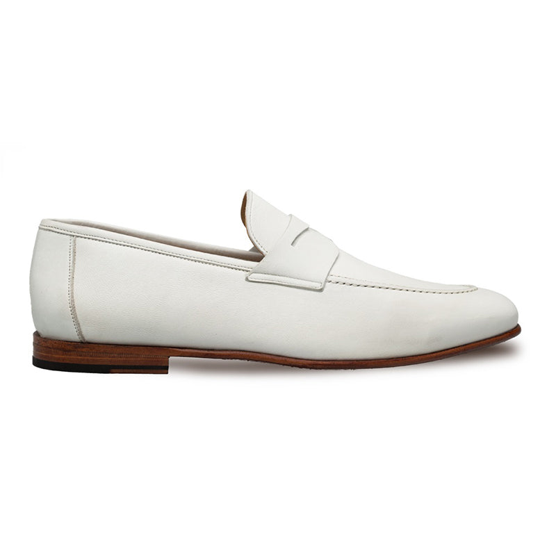 Mezlan Pompei Slip On Penny Bone