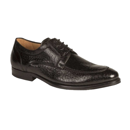 Mezlan Ponza Peccary Apron Toe Shoes Black