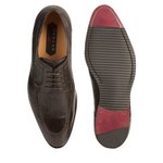 Mezlan Ponza Peccary Apron Toe Shoes Brown