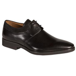 Mezlan Portsmouth Plain Toe Bluchers Black