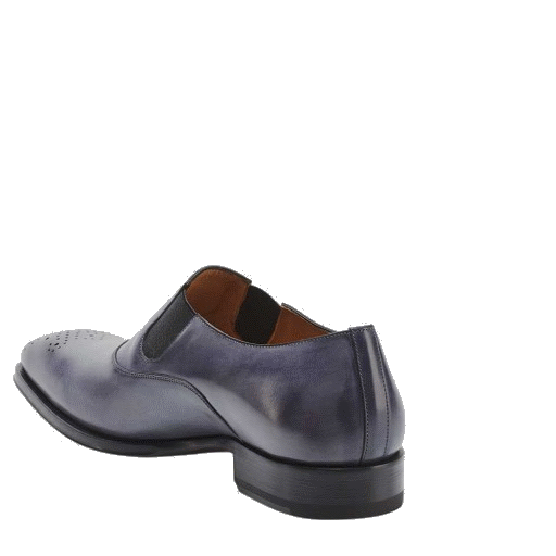 Mezlan Posadas Medallion Toe Loafers Gray