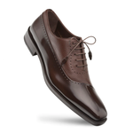 Mezlan Postdam Deerskin Calfskin Shoes Brown