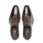Mezlan Postdam Deerskin Calfskin Shoes Brown