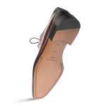 Mezlan Postdam Deerskin Calfskin Shoes Burgundy (16409)
