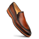 Mezlan Prego Deerskin Rubber Lite Loafers Dark Cognac (20963)