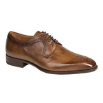 Mezlan Puebla Medallion Toe Shoes Cognac