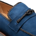 Mezlan Puerto Suede Rubber Lite Loafers Cobalt (20837)