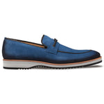 Mezlan Puerto Suede Rubber Lite Loafers Cobalt
