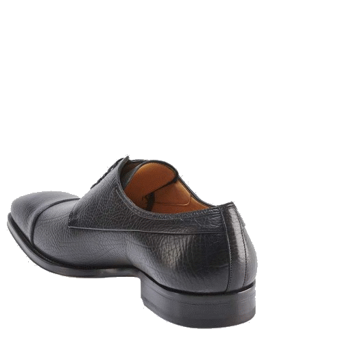 Mezlan Pulpi Peccary Cap Toe Shoes Black