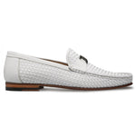 Mezlan R603 Woven Icon Loafers White