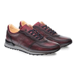 Mezlan Rais Hi Fashion Sneakers Burgundy