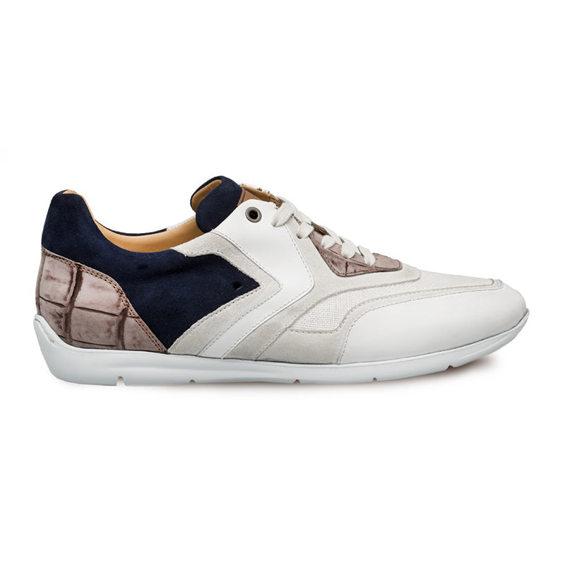 Mezlan Raphaelle Multi Material Sneakers White Multi