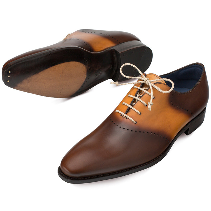 Mezlan Renato Calfskin Shoes Brown Multi