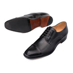 Mezlan Republic Cap Toe Blucher Black