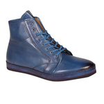 Mezlan Rino Hand Antiqued Sneakers Royal