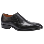 Mezlan Rioja Wingtip Loafers Black