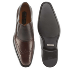Mezlan Rioja Wingtip Loafers Brown