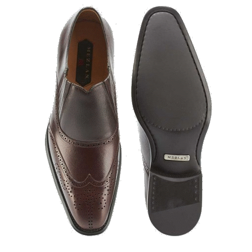 Mezlan Rioja Wingtip Loafers Brown